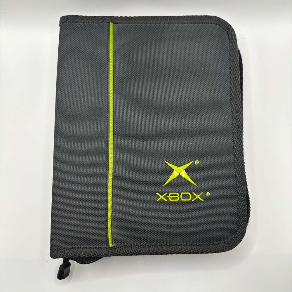 Vintage Original Xbox Zippered CD/DVD Disc Storage Binder Case